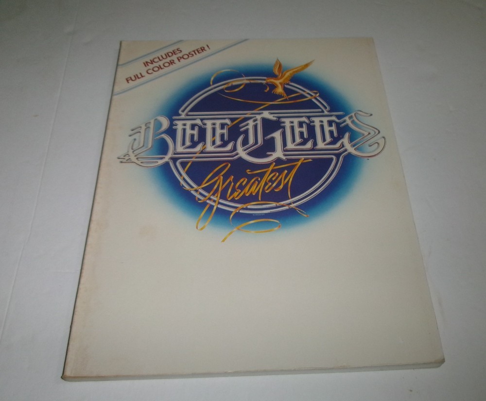 Bee Gees Greatest 1980 Songbook 112 pages With The Full Color Poster