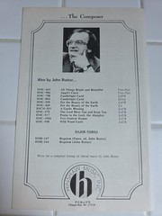 All Things Bright and Beautiful Rutter Choral Sheet Music SATB Keyboard 1983
