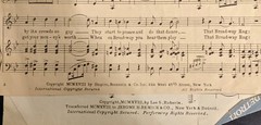 1918 (2) 1933 Vintage Lot of 3 Sheet Lyrics Words Music
