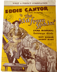 Eddie Cantor The Kid From Spain Sheet music 1924 Published by Harms