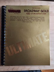 The Ultimate Series Broadway Gold Piano Vocal Guitar Sheet Music Song Book M33