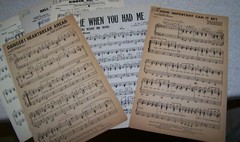 Lot of 14 Vintage Sheet Music Folios – Octavo Size – Mainly 1950&rsquo;s – GUC