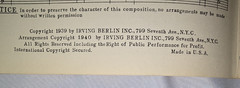 ​1940 God Bless America Vintage Orchestration Sheet Music Complete Irving Berlin