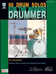 66 Drum Solos for Modern Drummer Sheet Music Video Tom Hapke Book Online Video