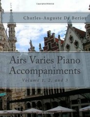 Beriot Airs Variations No. 1 – 12 Piano Accompaniments Ed. Fleury