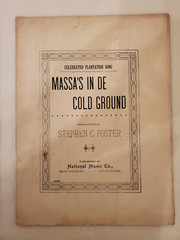Vintage Sheet Music ~ Stephen C Foster: Old Kentucky Home & Massa&rsquo;s Cold Ground
