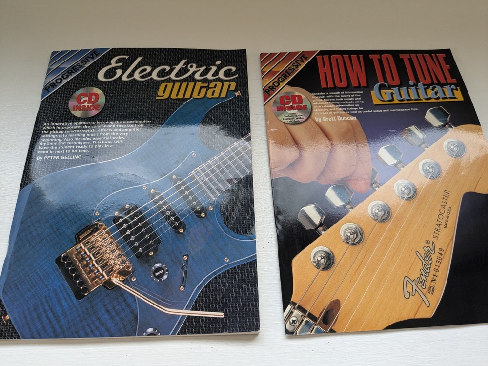 Progressive 2 Bks – Electric Guitar Peter Gelling + How To Tune Brett Duncan