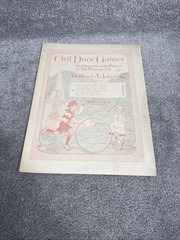 Sheet Music Theodore Presser Co 1925 Out Door Games By Wallace A Johnson Rare