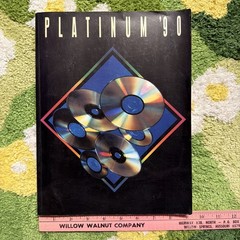 Vintage PLATINUM 90 Songbook Warner Bros Pop/Rock Sheet Music RARE 1990 Tabs VG+