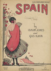 Spain 1924 Vintage Sheet Music Isham Jones Gus Kahn Milton Weil Music Co.