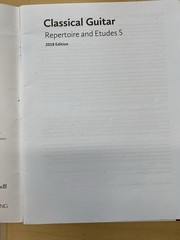 Classical Guitar Repertoire And Etudes Level 5 The Royal Conservatory Study Book