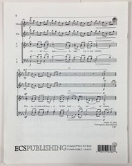 Land of Crystal Dreams SATB Sheet Music w Opt Percussion by Stanley M. Hoffman