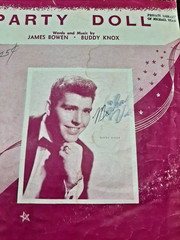 1957 Rockabilly Sheet Music Lot Party Doll Buddy Knox Butterfly Charlie Gracie