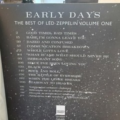 Led Zeppelin Guitar Tab Songbook Best Of Vol 1 Early Days 242 Pages New!!!
