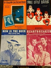 Vintage Sheet Music 80+ Pieces 1900&rsquo;s to 1940&rsquo;s