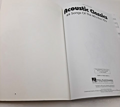 Acoustic Classics Piano Vocal Guitar Sheet Music Book Chords Lyrics 42 Songs