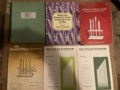 Lot of 37 All-Organ Sheet Music Books: Popular, Classical, Devotional, Standards