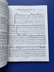 Mozart – 17 Divertimenti for Various Instruments – Dover Study Score PB