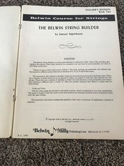 Vintage 1960 Violin Belwin String Builder Sheet Music Book 2 TEACHER’S MANUAL