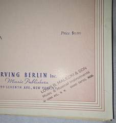 ​1940 God Bless America Vintage Orchestration Sheet Music Complete Irving Berlin