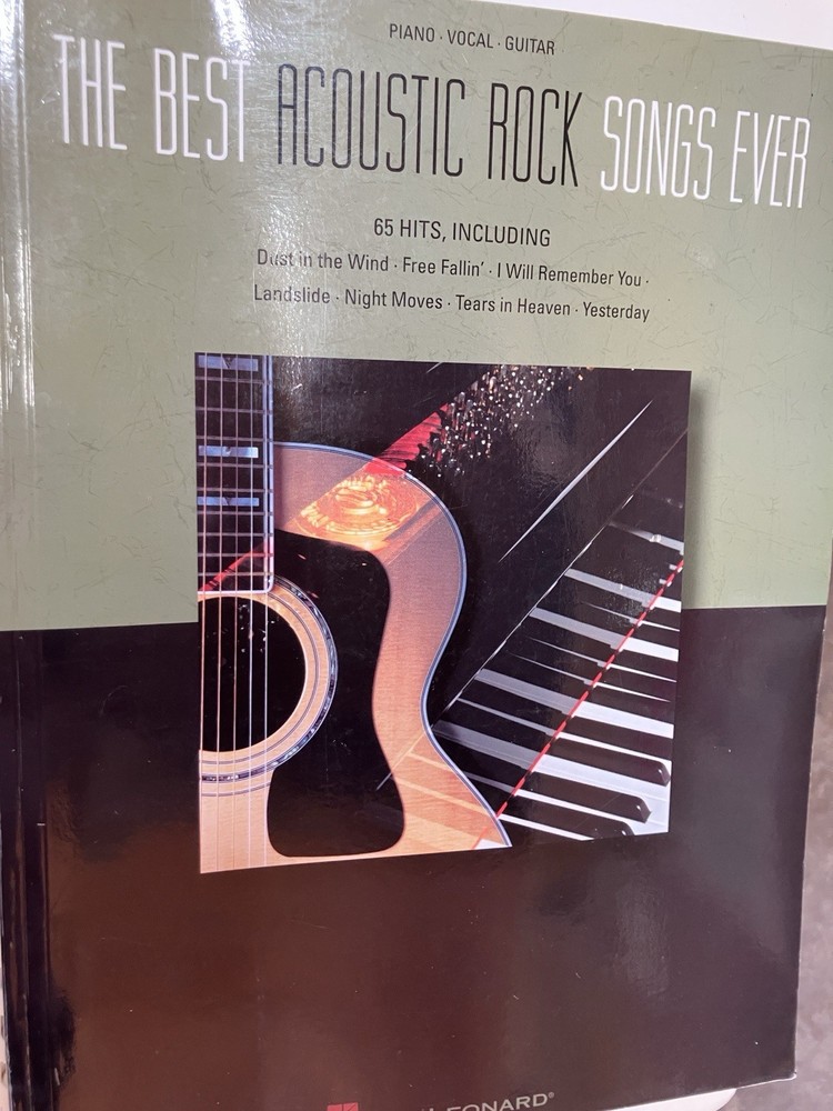 The Best Acoustic Rock Songs Ever (for guitar & piano) by Hal Leonard