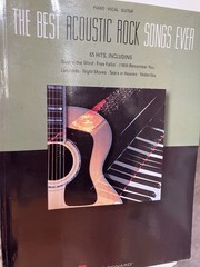 The Best Acoustic Rock Songs Ever (for guitar & piano) by Hal Leonard