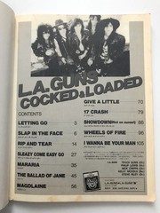 L. A. GUNS COCKED & LOADED BAND SCORE JAPAN GUITAR TAB