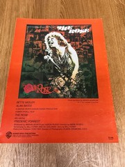 The Rose Bette Midler Sheet Music 1979 20th Century-Fox Music & Lyrics Vintage