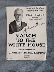 March To The White House 1924 Sheet Music John W. Davis Democratic Committee