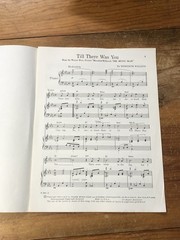 Till There was You Sheet Music The Music Man Meredith Willson Vintage 1957