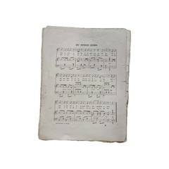 Antique 1901 Chariot Race or Ben Hur March Sheet Music E.T. Paull Lithograph