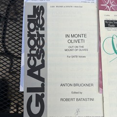 SATB Sheet Music Lot Of 24 Sheets Church Choral Sacred Christian Choir VG
