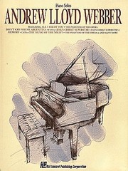 Andrew Lloyd Webber Piano Solo Sheet Music Broadway Songs Hal Leonard Book