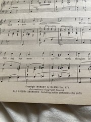 ANTIQUE VINTAGE Sheet Music Book Lot