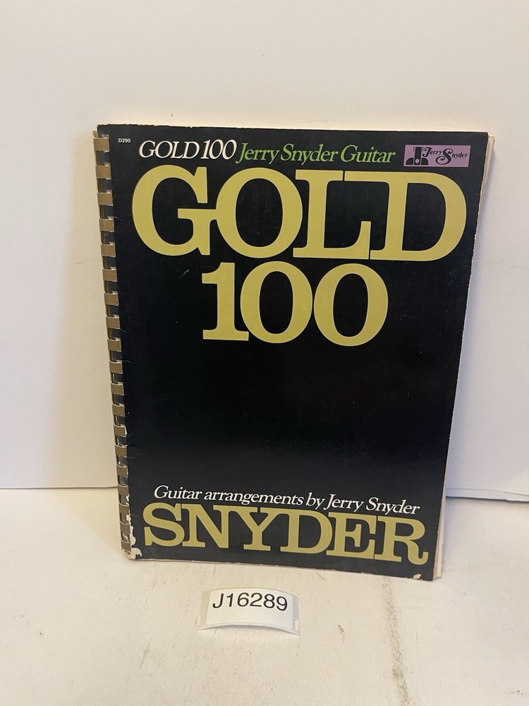 GOLD 100 JERRY SNYDER GUITAR TRADE PAPERBACK 1974 VINTAGE
