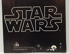 Star Wars Main Title Sheet Music Dan Coates Piano Solo Vintage Book John William