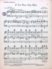If You Were Only Mine Sheet Music Isham Jones Charles Newman 1932 Fox Trot