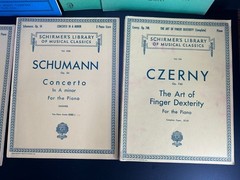 Lot of 20 Mostly Piano Songbooks & Sheet Music Liszt Beethoven Czerny Schumann +