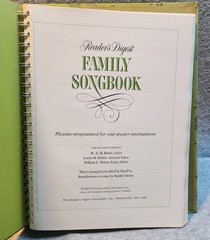 Vtg Reader&rsquo;s Digest Family Songbook 1969 Hardcover 124 Songs 252 Pages