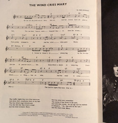 Jimi Hendrix Experience Album Song Book 1968 Sea Lark Guitar Fast Shipping