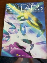 Contemporary Ballads 35 Classic Songs Sheet Music