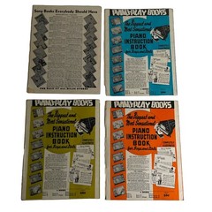 Lot 4 1930s Intermediate+ Piano Solos: Falling Waters, Waltzes &More SEE DETAILS
