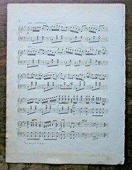 c1860 Pisa Polka Victorian Music Sheet E.H.B. Brandard Italy Leaning Tower of