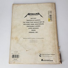 Lot Of 4 METALLICA Guitar Tab Books – RIDE THE LIGHTNING/MASTER OF PUPPETS/ MORE