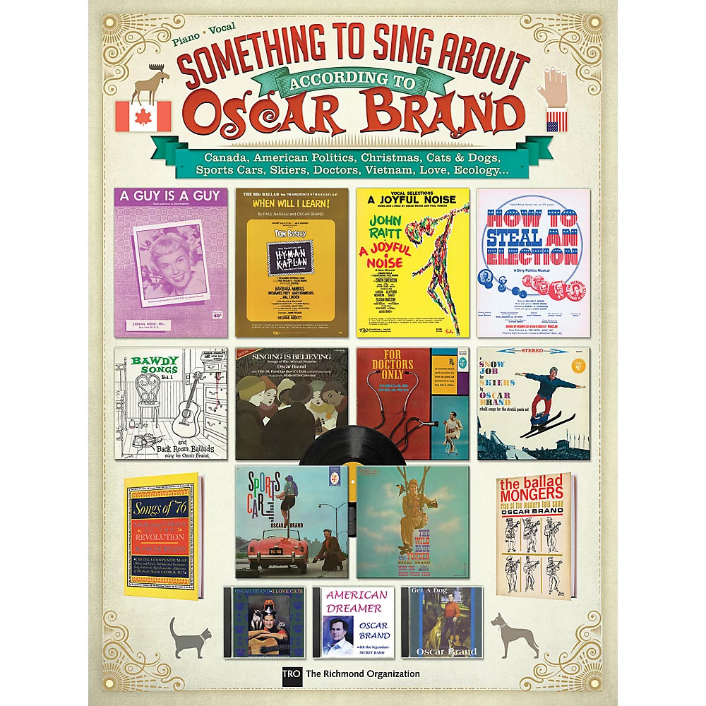 Something to Sing About According to Oscar Brand Richmond Music Folios Softcover