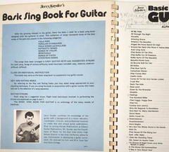 Jerry Snyder&rsquo;s First Basic Sing Book Method for Guitar-Folk/Pop/Spiritual..SpBnd