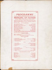 Bringing Up Father 1914 SONGSTER McManus Comic THEATRE PROGRAM Sheet Music!