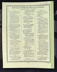 Tchaikovsky Piano Concerto No. 1 Peters Edition 3775 – Leipzig GDR – Immaculate