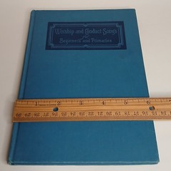 1929 Worship & Conduct Songs Blue Music Book By Elizabeth McE. Shields