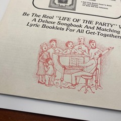 Vintage Life Of The Party Lyric Booklet 175 Songs Big 3 Music 1976 USA Songbook